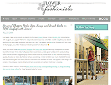 Tablet Screenshot of flowercityfashionista.com